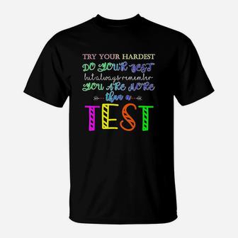 Test Day Funny School Professor Teacher T-Shirt - Seseable