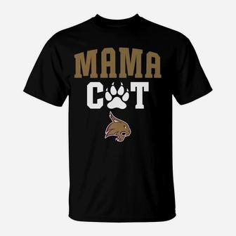 Texas State Bobcats Mama Cat Apparel T-Shirt - Seseable