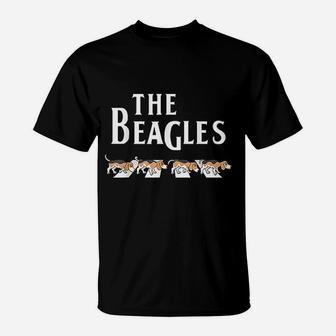 The Beagles Funny Beagle Owner Gift Dog Music Lover T-Shirt - Seseable
