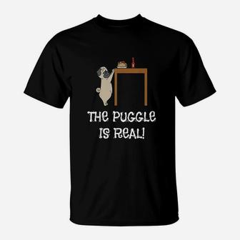 The Puggle Is Reals T-Shirt - Seseable