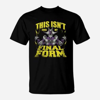 This Is Not Even My Final Form Cooler Saiyan Gym Workout T-Shirt - Seseable