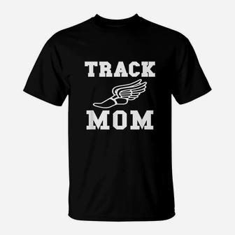 Track Mom Classic Team Mom Apparel T-Shirt - Seseable