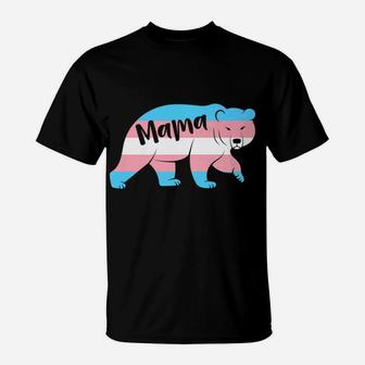 Transgender Mama Bear Trans Pride Lgbt Gift T-Shirt - Seseable