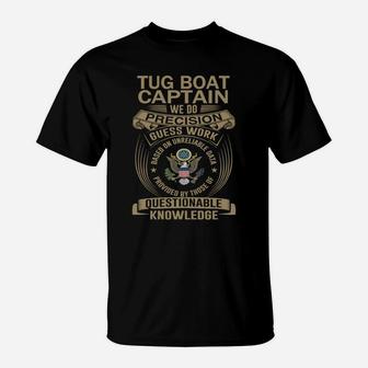 Tug Boat Captain Wedo T-Shirt - Seseable