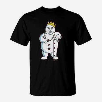 Ugly Christmas Funny Christmas Snowman T-Shirt - Seseable