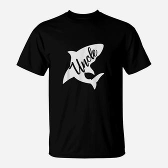 Uncle Shark Matching Family Shark T-Shirt - Seseable