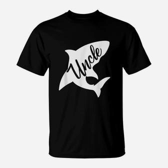 Uncle Shark Matching Family Shark T-Shirt - Seseable