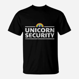 Unicorn Security Funny Cute Police Halloween Costume T-Shirt - Seseable