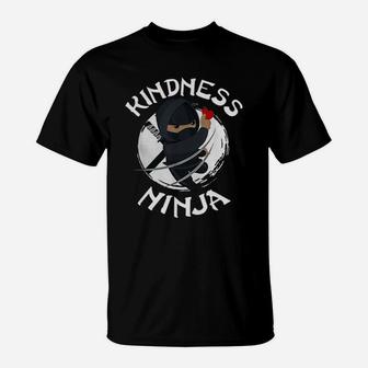 Unity Day Orange Kindness Ninja Anti Bullying T-Shirt - Seseable