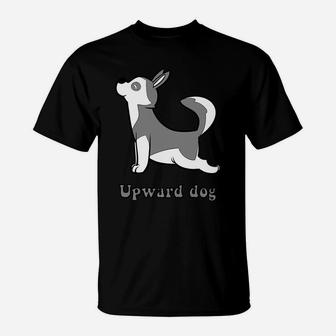 Upward Dog And Downward Dog Siberian Husky Yoga T-Shirt | Seseable FR