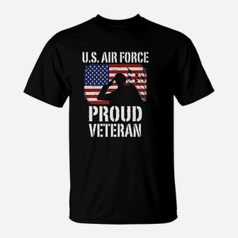 Us Air Force Proud Veteran Usaf T-Shirt - Seseable