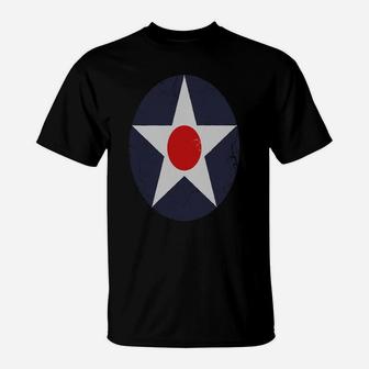 Usaac Ww2 Warbird Roundel T-Shirt - Seseable