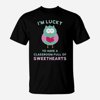 Valentines Day For Teachers Classroom Of Sweethearts T-Shirt - Seseable