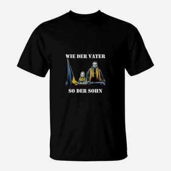 Vater Sohn T-Shirt Wie der Vater, so der Sohn mit Charakter-Design - Seseable