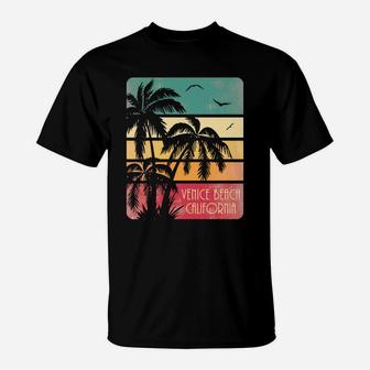 Venice Beach California Vintage Summer T-Shirt - Seseable