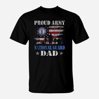 Veteran Dad Proud National Guard T-Shirt - Seseable