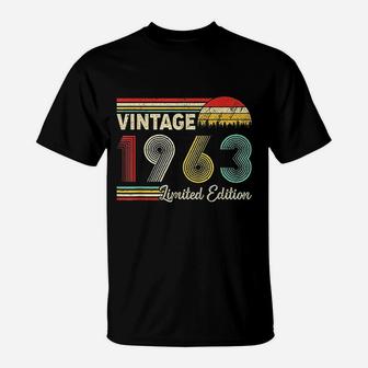 Vintage 1963 Distressed Retro T-Shirt - Seseable