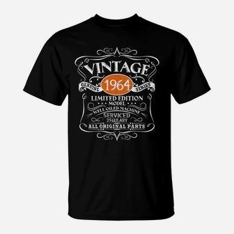 Vintage 1964 58th Birthday All Original Parts Gift T-Shirt - Seseable