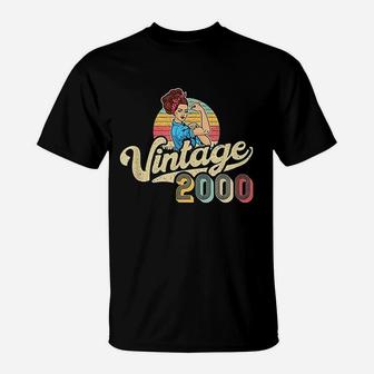 Vintage 2000 21 Years Old Gift 21st Birthday T-Shirt - Seseable