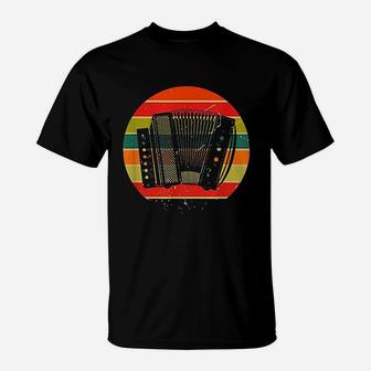 Vintage Air Accordion Musician T-Shirt - Seseable