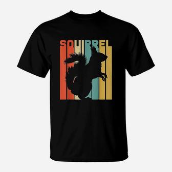 Vintage Animal Earth Day Retro Squirrel T-Shirt - Seseable