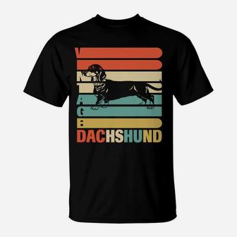 Vintage Dachshund Dog For Who Love Dachshund T-Shirt - Seseable