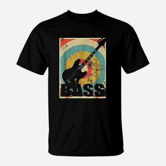 Vintage Electric Bass Guitar T-Shirt | Seseable CA
