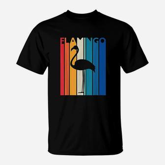 Vintage Flamingo Retro Gift For Animal Lover Flamingo T-Shirt - Seseable