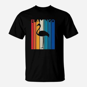 Vintage Flamingo Retro Gift For Animal Lover Flamingo T-Shirt - Seseable