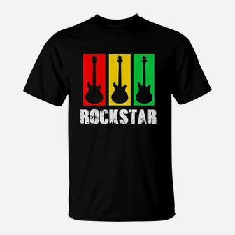 Vintage Guitar Rock And Roll Guitar T-Shirt - Seseable