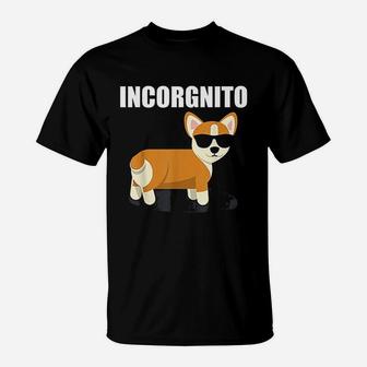 Vintage Incorgnito Funny Corgi Lover T-Shirt - Seseable