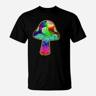 Vintage Mushroom Psychodelic Mushroom T-Shirt - Seseable