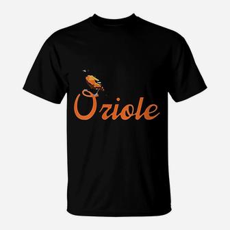 Vintage Oriole Bird T-Shirt - Seseable