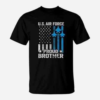 Vintage Proud Brother Us Air Force Usaf T-Shirt - Seseable