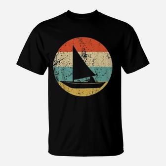 Vintage Retro Sail Boat T-Shirt - Seseable