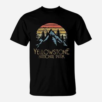 Vintage Retro Yellowstone National Park T-Shirt - Seseable