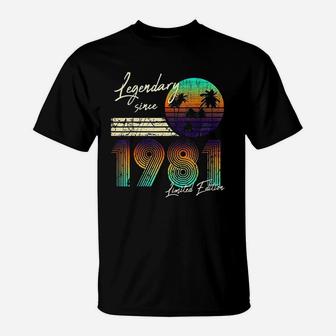 Vintage Since January 1981 40th Birthday T-Shirt - Seseable
