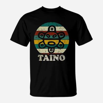 Vintage Sun Distressed Taino Sun Symbol Gift Taino T-Shirt - Seseable