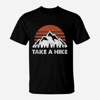 Vintage Take A Hike Outdoors Nature Hiking Lover T-Shirt - Seseable