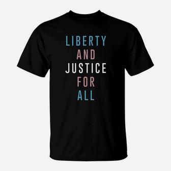 Vintage Tshirt For Liberty And Justice For All T-Shirt - Seseable
