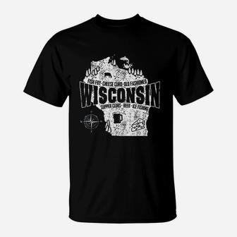 Vintage Wisconsin T-Shirt - Seseable