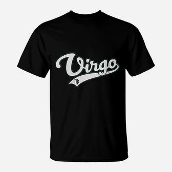 Virgo September Birthday Astrology Vintage Baseball T-Shirt - Seseable