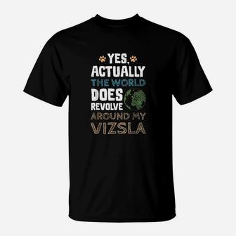 Vizsla Gifts Funny Vizsla Dog Lover T-Shirt - Seseable