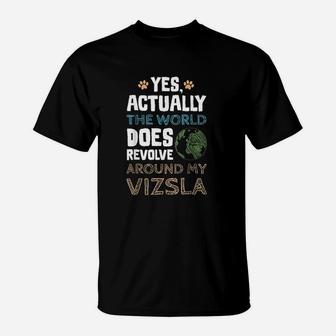 Vizsla Gifts Funny Vizsla Dog Lover T-Shirt - Seseable