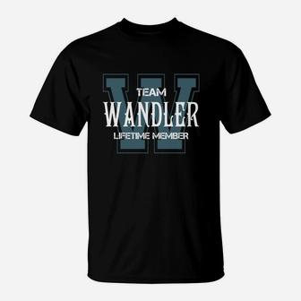 Wandler Shirts - Team Wandler Lifetime Member Name Shirts T-Shirt - Seseable