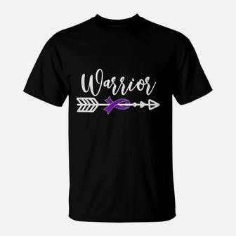 Warrior Supporter Patient Awareness Ribbon T-Shirt - Seseable