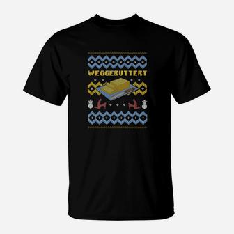 Weggebuttert Christmas Sweater T-Shirt - Seseable