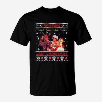 Wham Last Christmas Ugly T-Shirt - Seseable