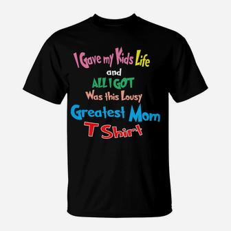 Womens Best Ever Mom Super Mum Gift T-Shirt - Seseable