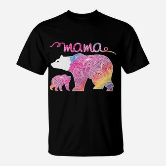 Womens Mama Bear Mama Bear birthday T-Shirt - Seseable